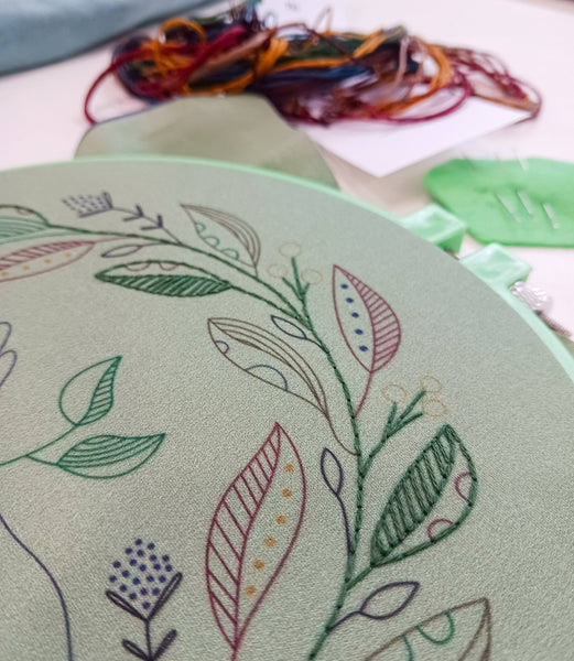 Nurture nature embroidery kit