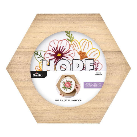Bucilla Hoop Display 8" Hexagon
