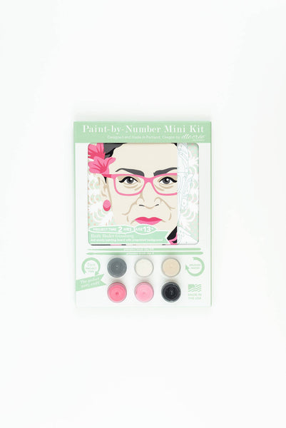 Ruth Bader Ginsburg MINI Paint-by-Number Kit