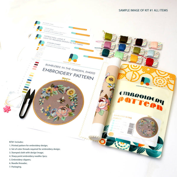 Cherry Blossoms Embroidery Kit