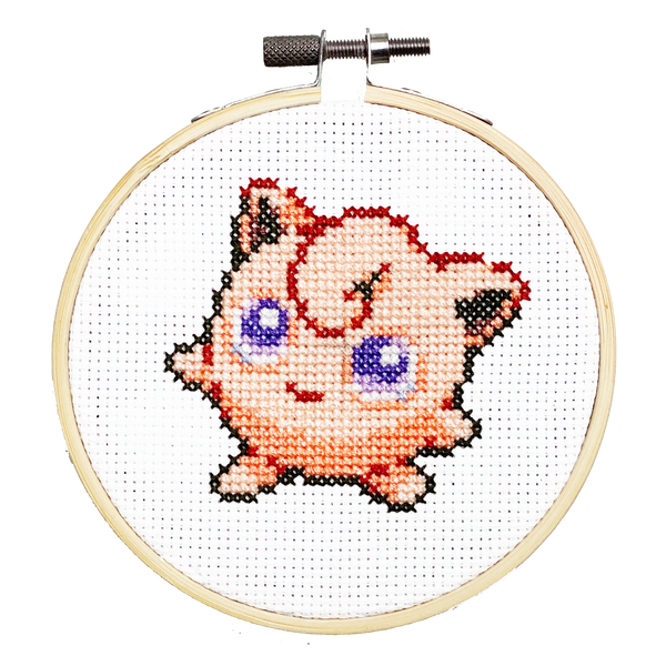Jigglypuff - DIY Cross Stitch Kit