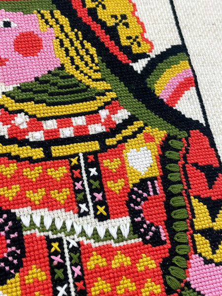 Queen of Hearts Cross Stitch Kit 