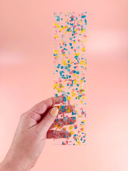 2.5 by 10 in quilting ruler