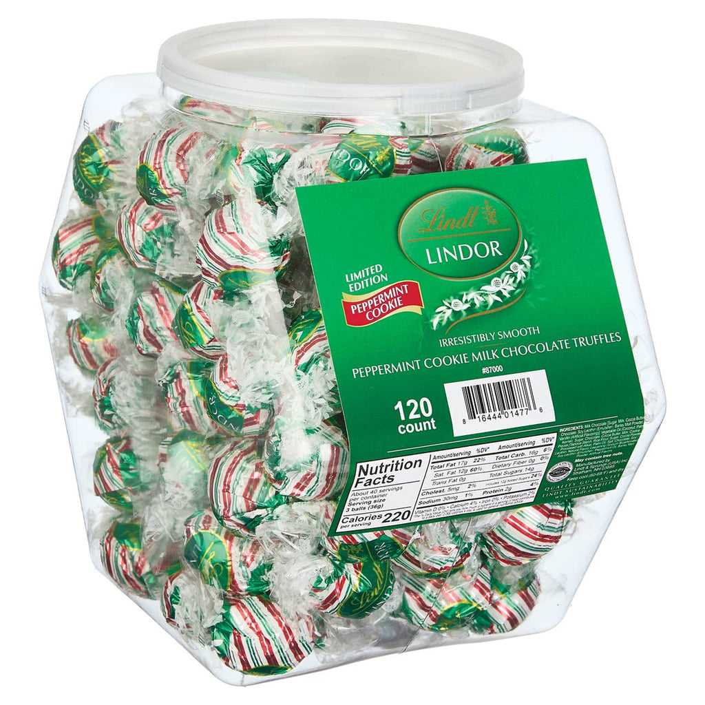 Lindt Lindor Peppermint Cookie Truffles D