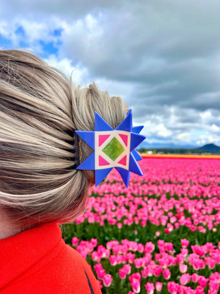 Quilt Hair Claw