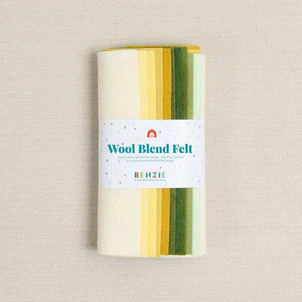 Wool Felt Sheets, Lemongrass