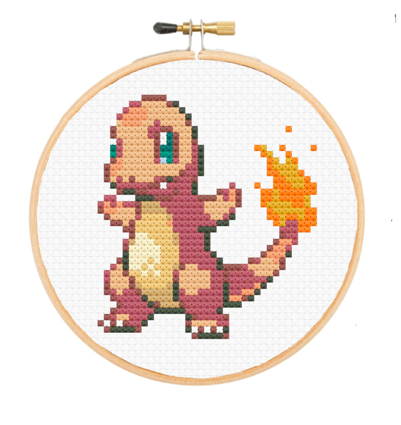 Charmander - DIY Cross Stitch Kit