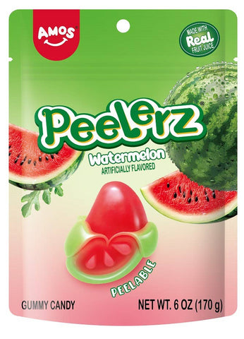 Amos Gummy Peelerz Watermelon, 6oz