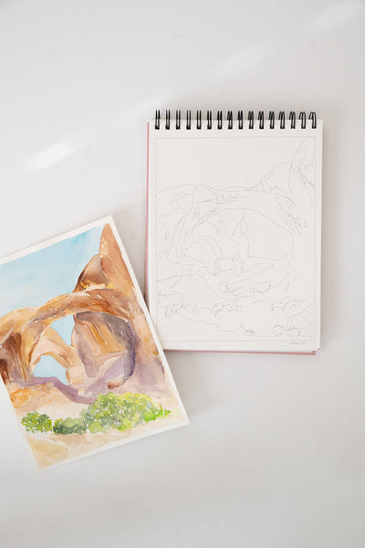 National Parks Watercoloring Book