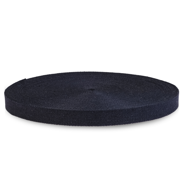 1.25 Inch Navy Blue Heavy Cotton Webbing Strap