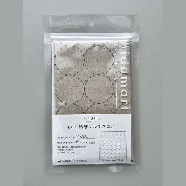 COSMO Sashiko Preprinted  Fabric