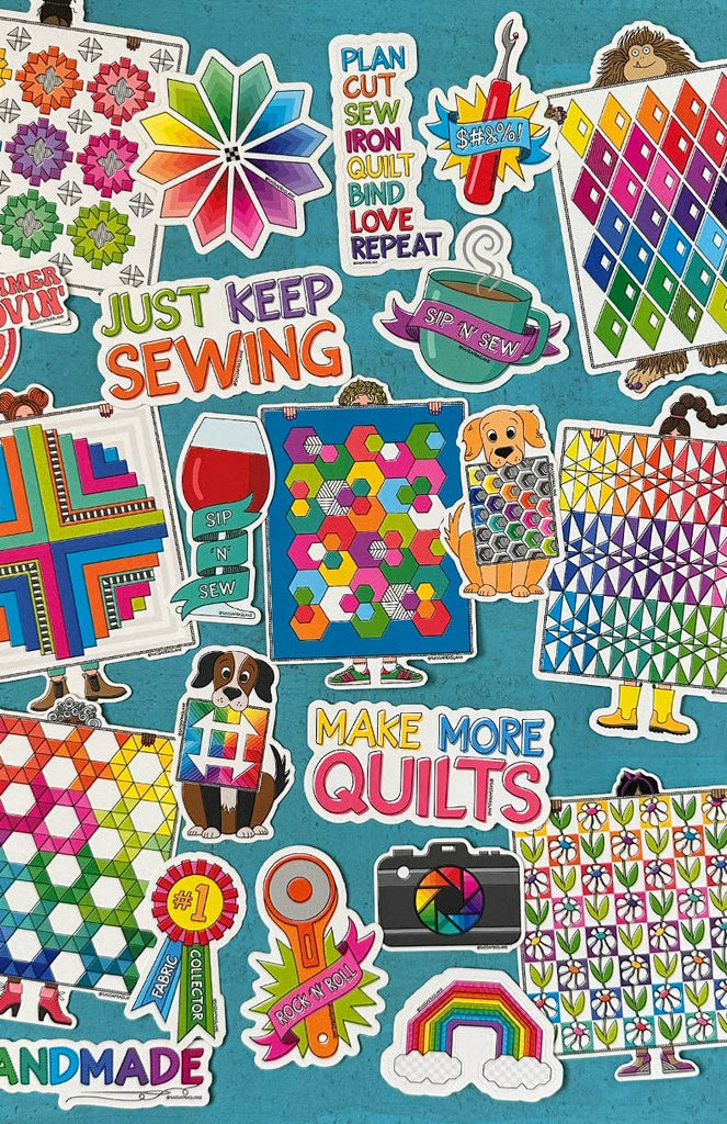Cutter Block Sticker Rotary Cutter Sticker – Three Little Birds Sewing Co.