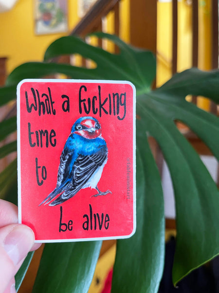 What a f*cking time to be alive: Feminist Sticker