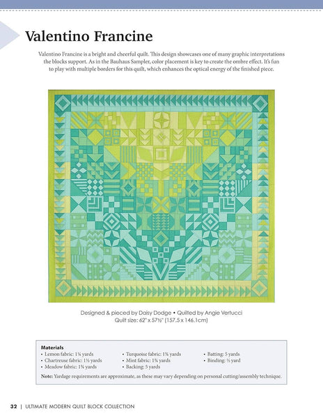 Ultimate Modern Quilt Block Collection - 113 Designs