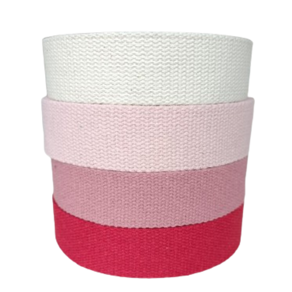 1.5" Red Heavy Cotton Webbing, Sewing Roll Handle