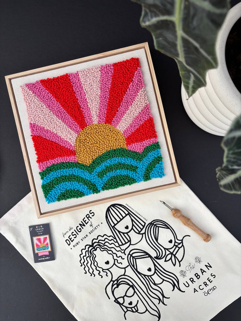 Rise & Shine by Melody Miller - Punch Needle Frame Kit