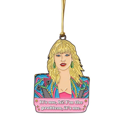 It's Me, Hi! Pop Star Enamel Holiday Ornament