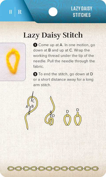 On-the-Go Embroidery Cards Set 1 by Christen Brown