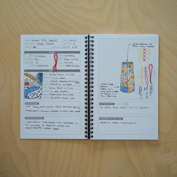 Sewing Journal