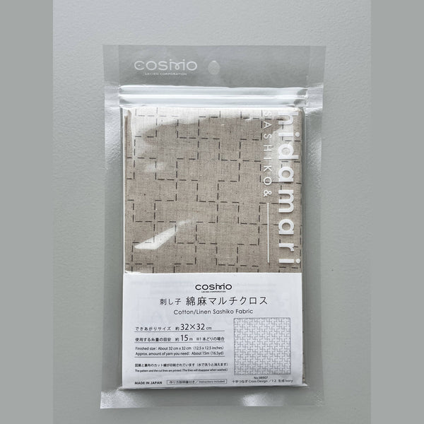 COSMO Sashiko Preprinted  Fabric