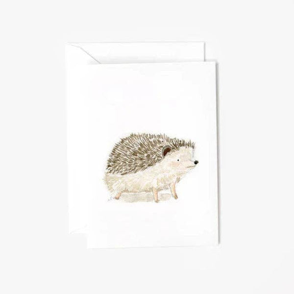 Hedgehog mini enclosure notecard