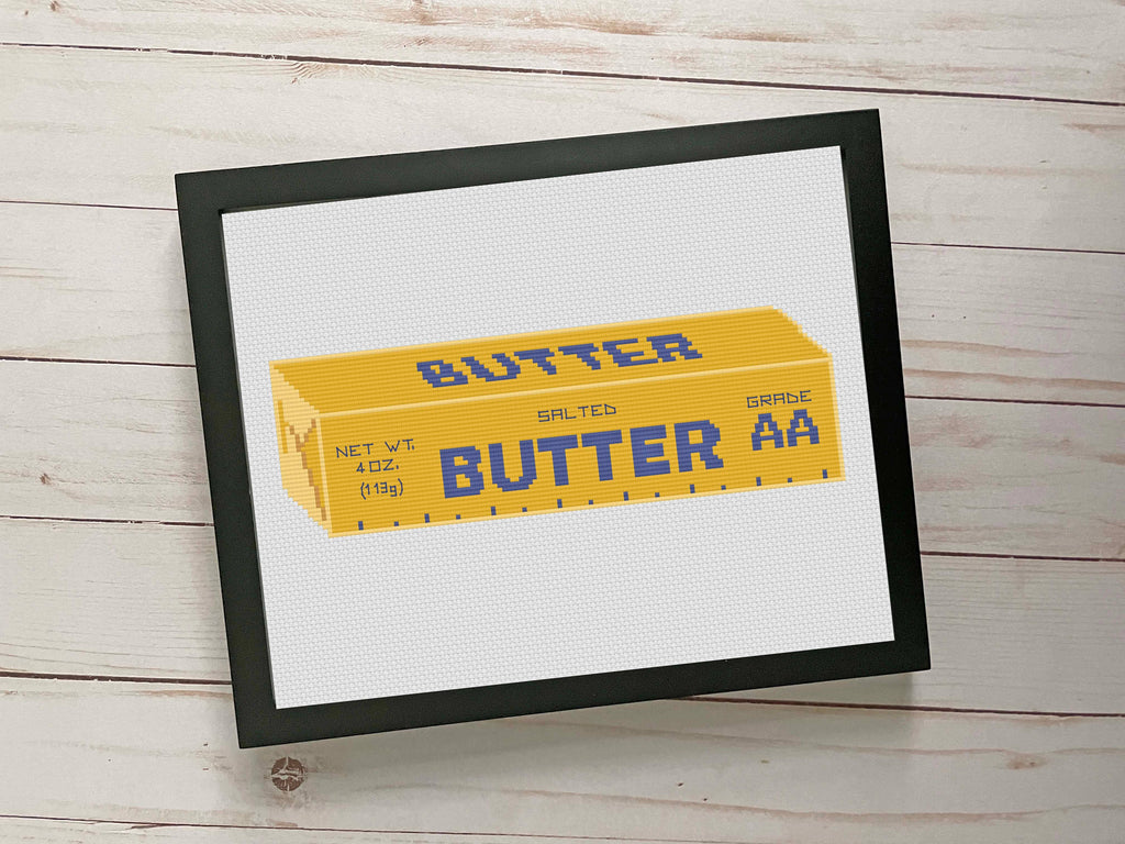 Butter Stick Counted Cross Stitch Kit