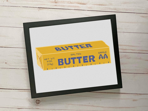 Butter Stick Counted Cross Stitch Kit