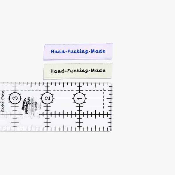 Hand-Fucking-Made Woven Labels | KATM