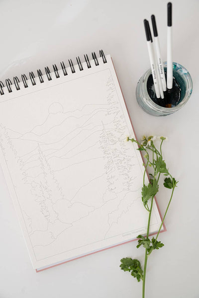 National Parks Watercoloring Book