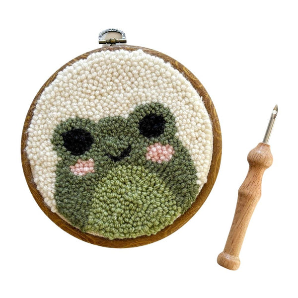 Frog Punch Needle Kit