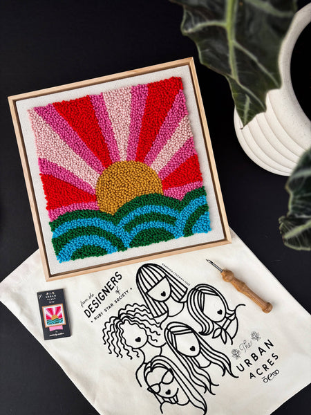Rise & Shine by Melody Miller - Punch Needle Frame Kit