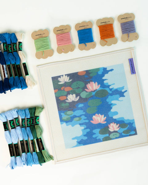 Claude Monet - Water Lilies Needlepoint Kit