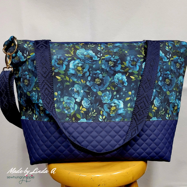 Navy Blue Jacquard Webbing 1.5" Premium Woven Strap