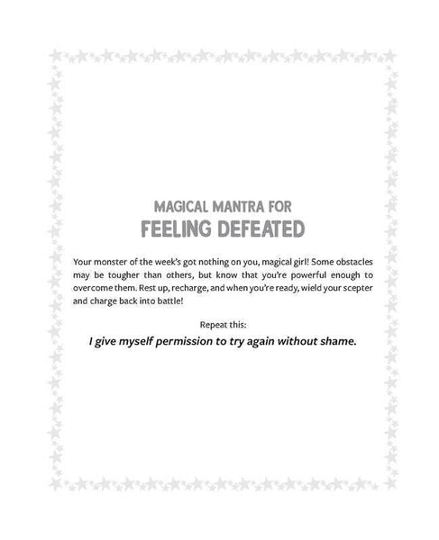 Magical Girl's Self-Care Coloring Book by Jacque Aye