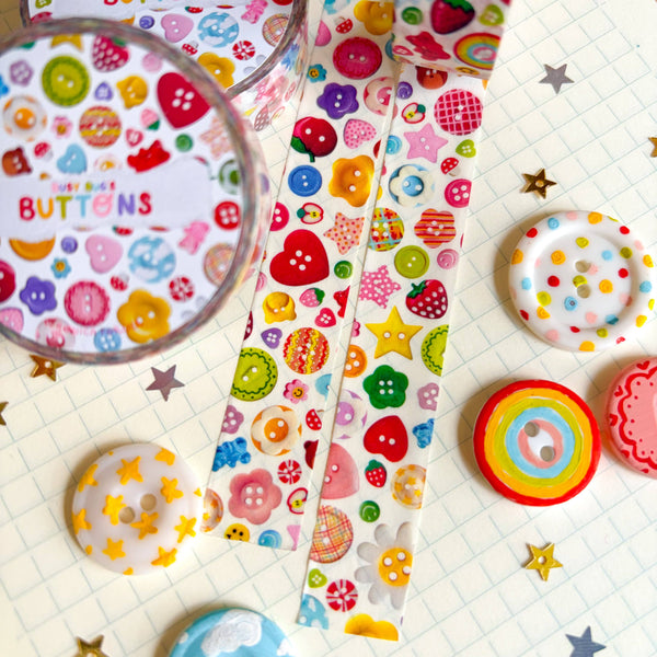 Busy Bug’s Buttons Washi Tape