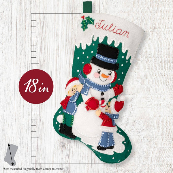 Bucilla® Seasonal Felt Stocking Kit - Wintertime Buddies