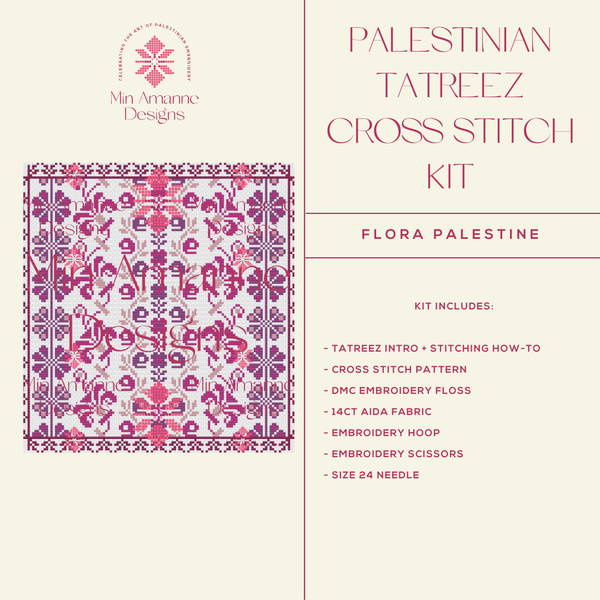 Flora Palestine Tatreez Kit