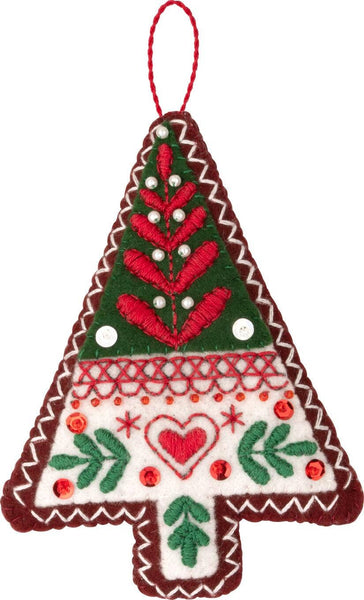 Bucilla® Santa’s Nordic Ornaments Felt Kit