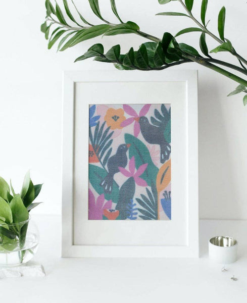 Colorful Jungle Needlepoint Kit