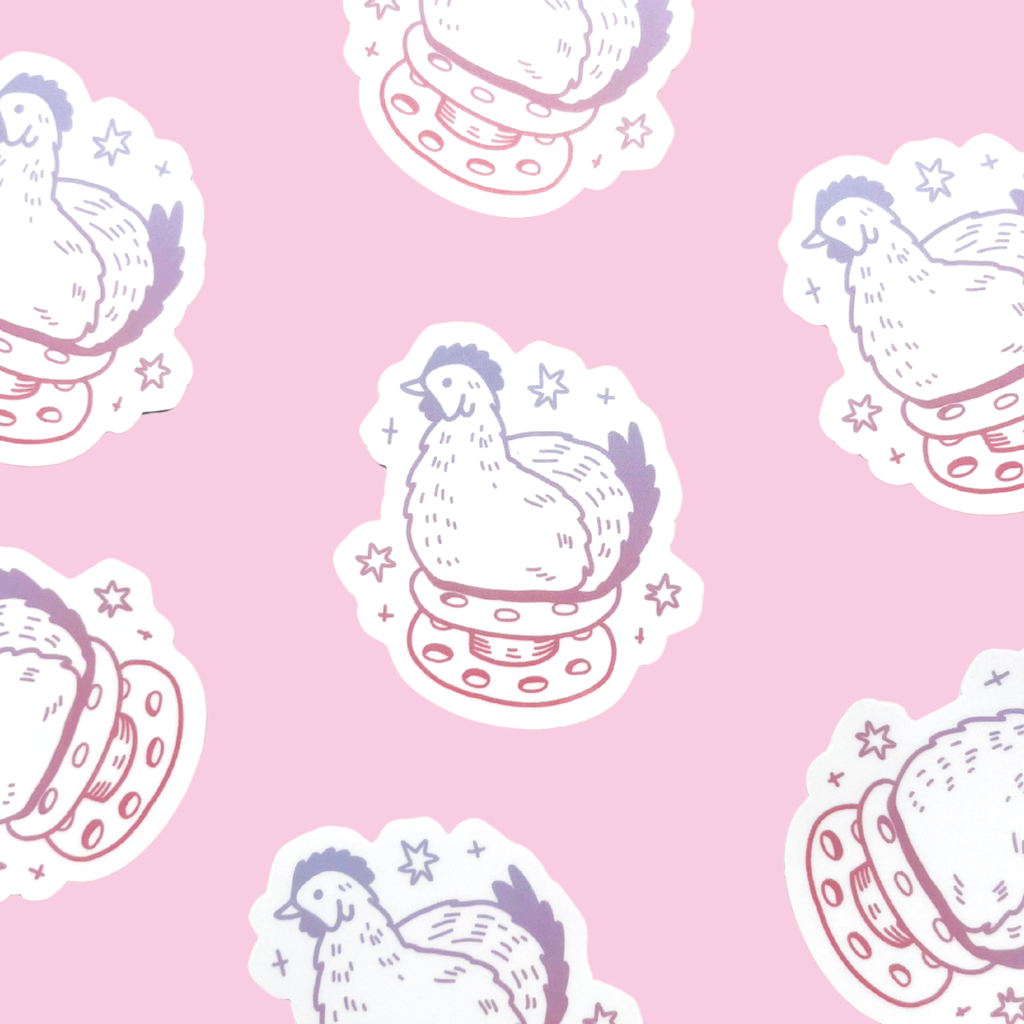 Bobbin Chicken Sticker