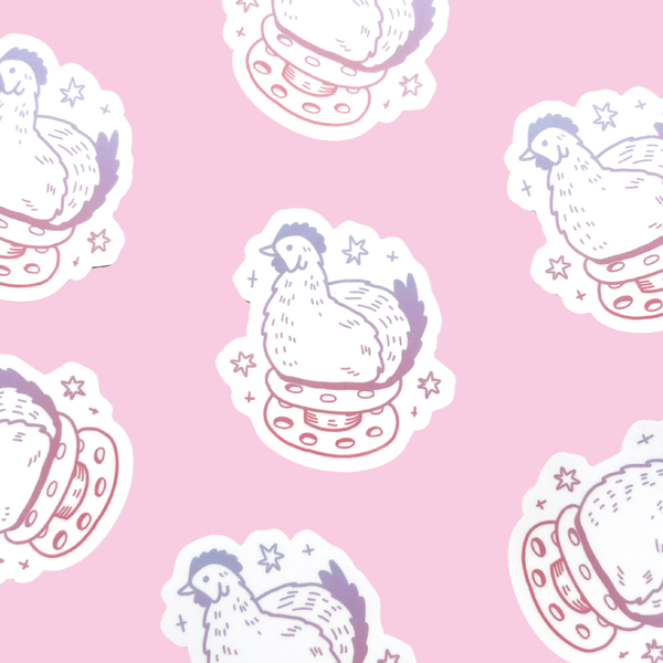 Bobbin Chicken Sticker
