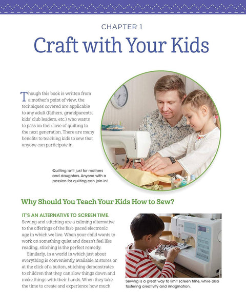 Quilting with Kids-24 Fun and Easy Projects to Make Together