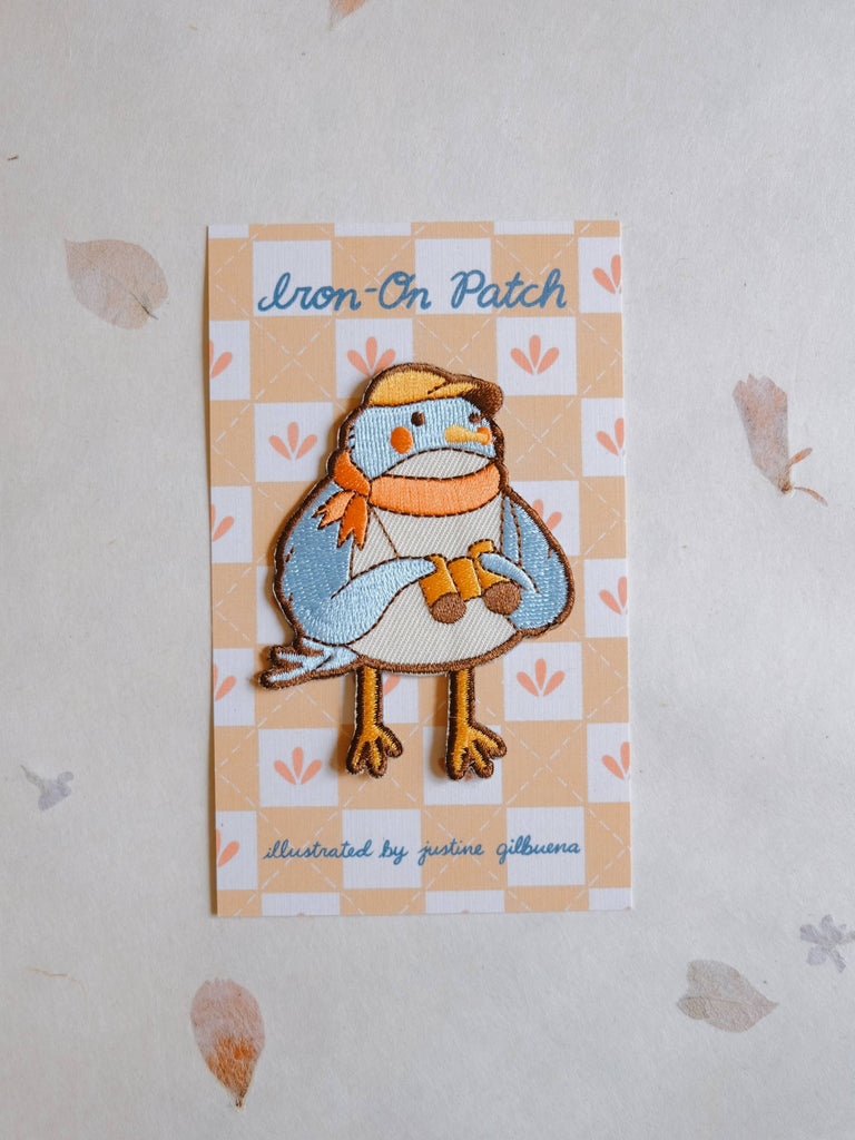 Birder Iron-On Patch (New Size 3” x 2.25”)