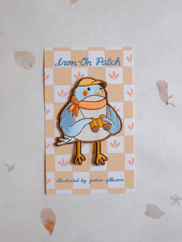 Birder Iron-On Patch (New Size 3” x 2.25”)