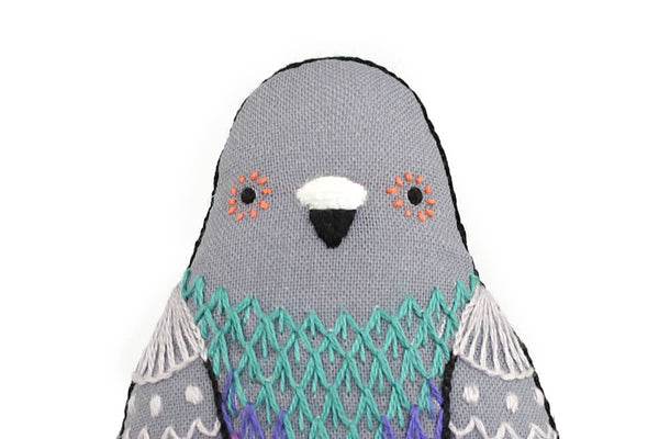 Pigeon - Embroidery Kit: Doll Kit