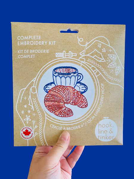 Croissant Complete Embroidery Kit