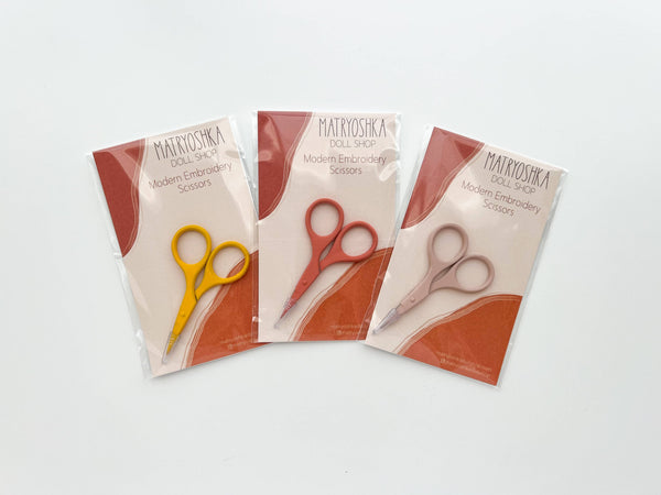 Small needlecraft scissors, tiny embroidery scissors