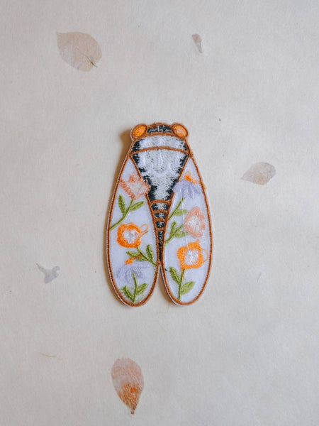 Cicada Iron-On Patch (New Size 3” x 1.75”)