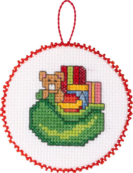 Bucilla Classic Christmas Cross Stitch set of 30