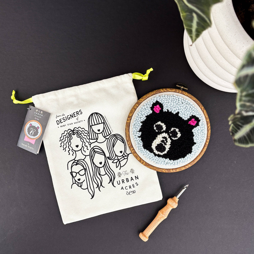 Bear by Sarah Watts - Punch Needle Beginner Kit